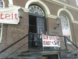 Bezet Maagdenhuis | Foto: Astrid Cornelisse